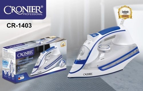 Электроутюг Cronier Professional CR-1403 белый, синий