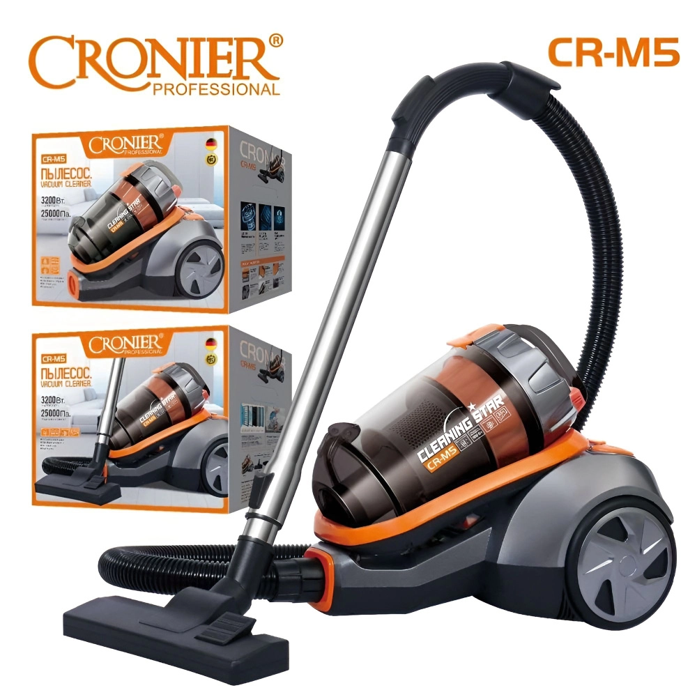 Пылесос Cronier Professional CR-M5 серый-оранжевый