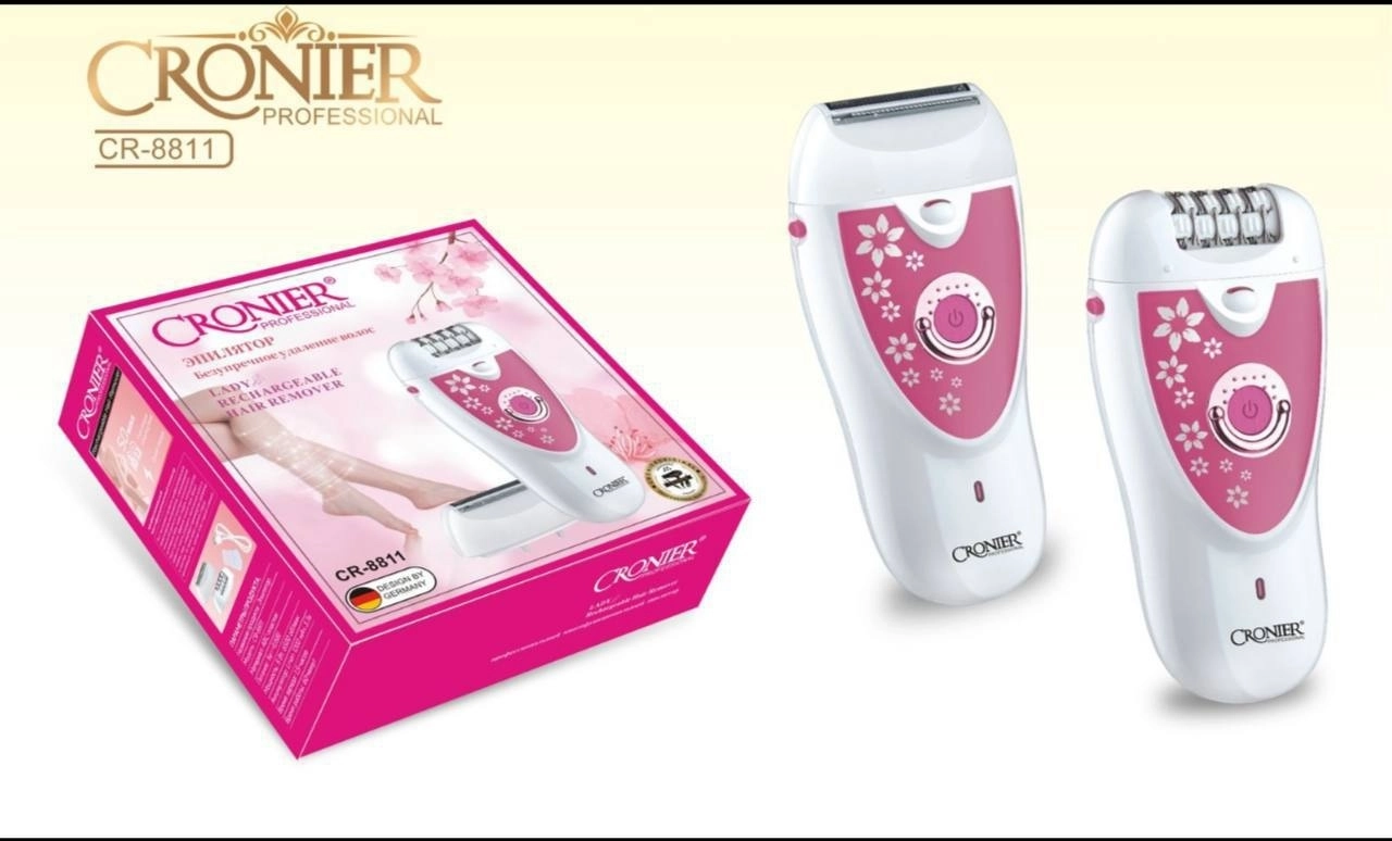 Эпилятор Cronier Professional CR-8811 белый-розовый