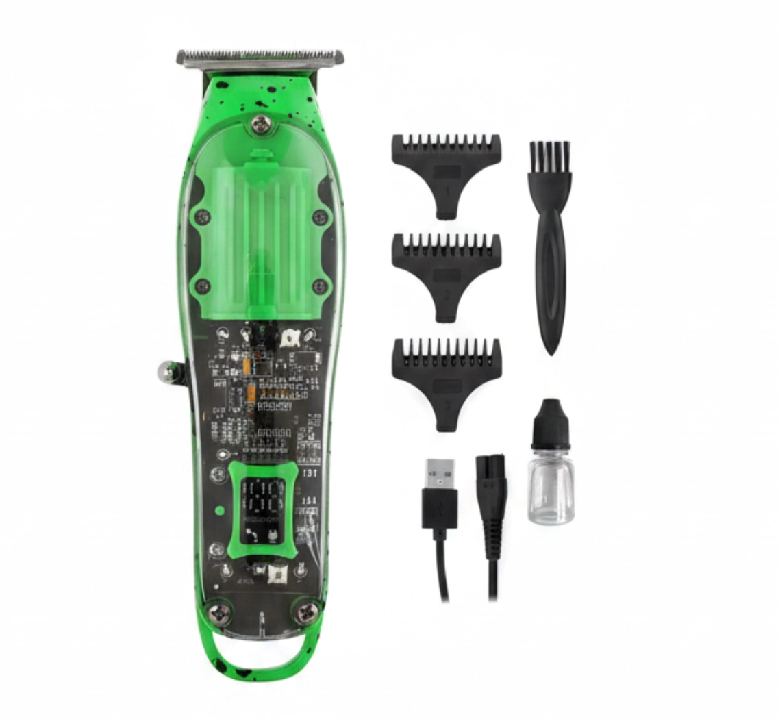 Профессиональный триммер для стрижки волос Cronier Professional CR-122 зеленый