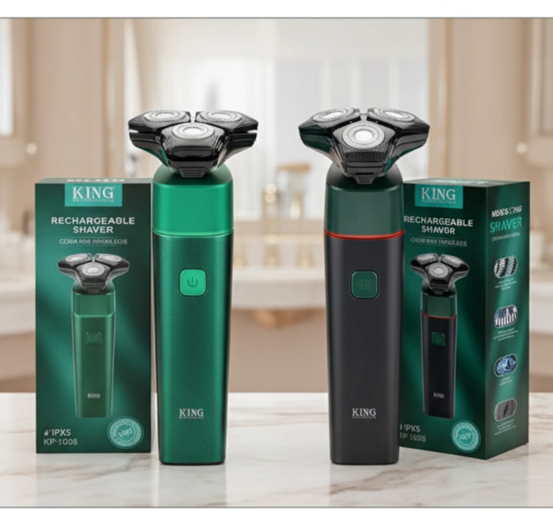 Электробритва KING Professional KP-1008 темно-зеленая