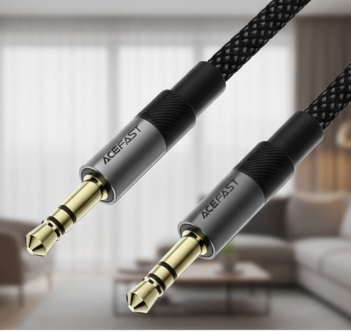 Аудиокабель ACEFAST J10 3.5 мм → 3.5 мм AUX (Hi-Fi, 1 м)