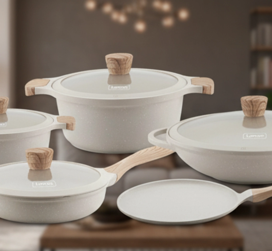 Cмешанный набор кастрюль Leevan Lee-6025