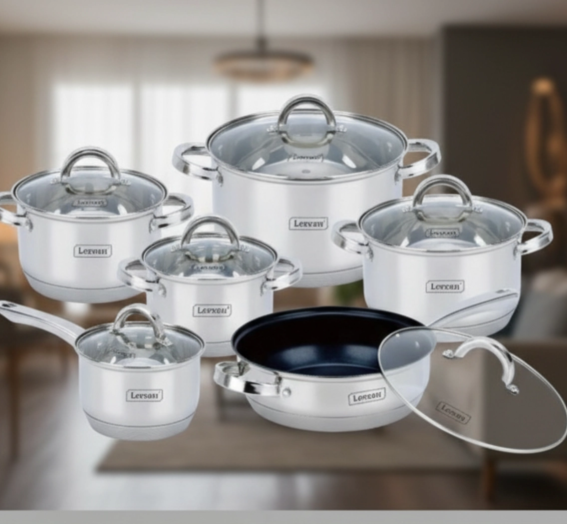 Cмешанный набор кастрюль Leevan 5011