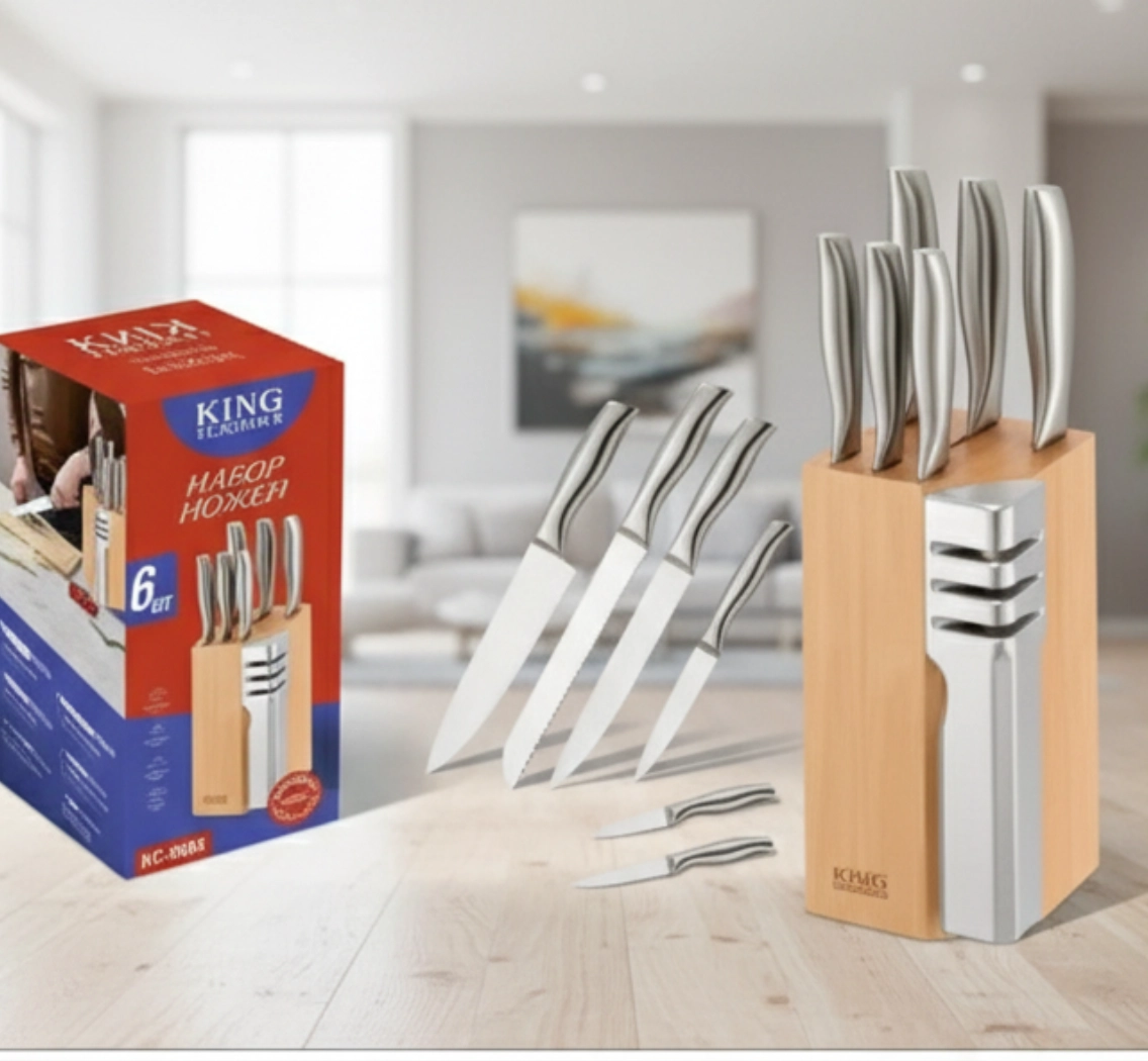 King Набор кухонных ножей Kc-8006