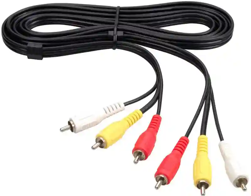 Шнур соединительный 3RCA - 3RCA, 1.2 м, CADENA, Шнур