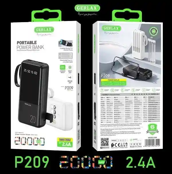 Внешний аккумулятор GERLAX P209