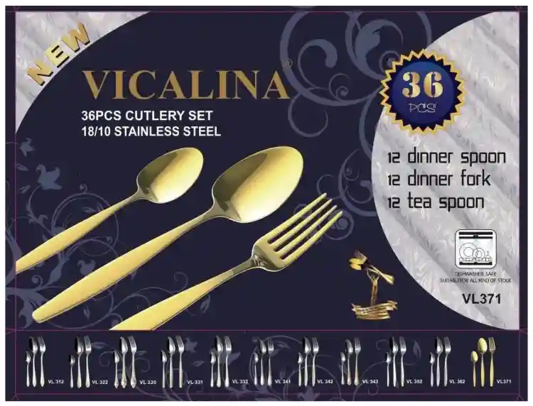 Набор столовых приборов Vicalina VL-371