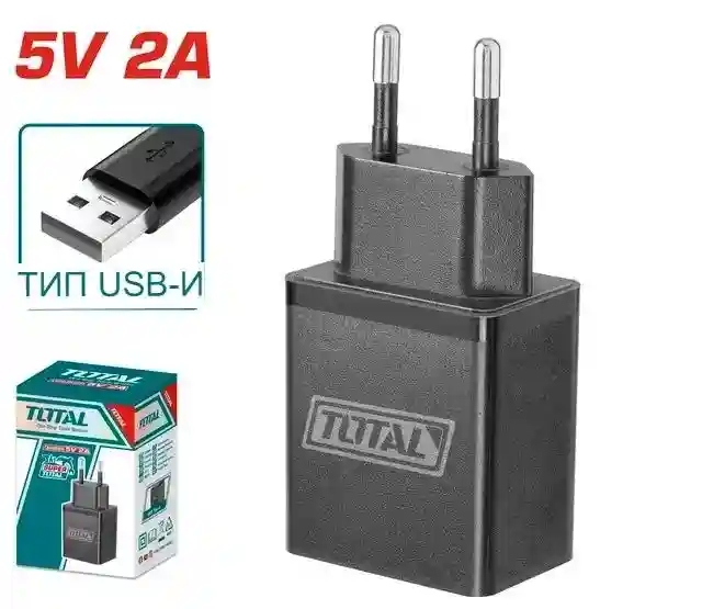 TCLI120502 - "ТОТАL" USB-зарядный
адаптер, напряжение