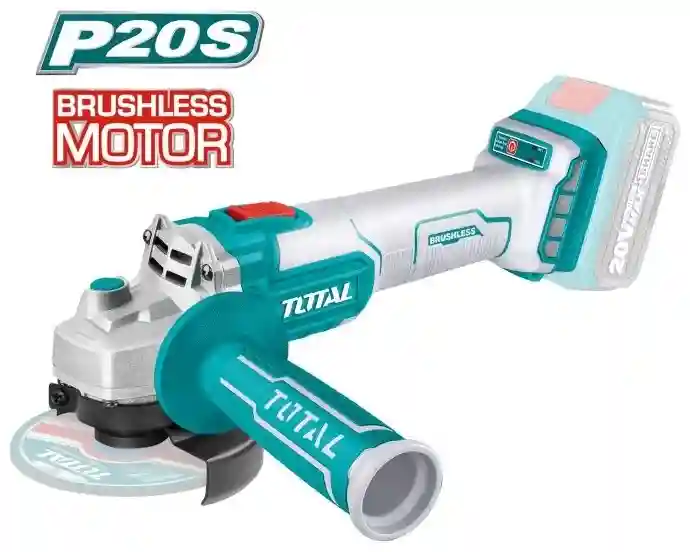 TAGLI201258 - "ТОТАL" Аккумуляторная
углошлифовальная машинка 125мм,
20V.