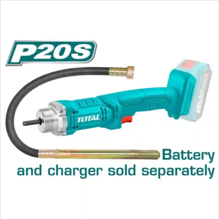 TCVLI202301 - "ТОТАL"
Аккумуляторный вибратор для бетона
20V