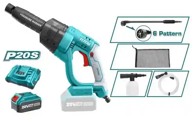 TPWLI20084 - "ТОТАL" Мойка высокого
давления со встроенным электрическим
двигате