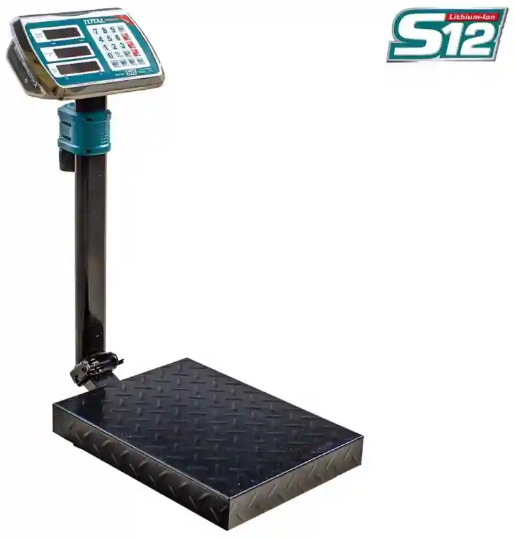 TES1202 - "ТОТАL" Весы
аккумуляторные 100кг, 12V.
