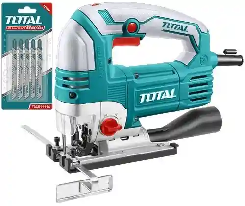 TS2081356 - "ТОТАL" Лобзик
электрический 800Вт, дерево135мм,
сталь10мм.
