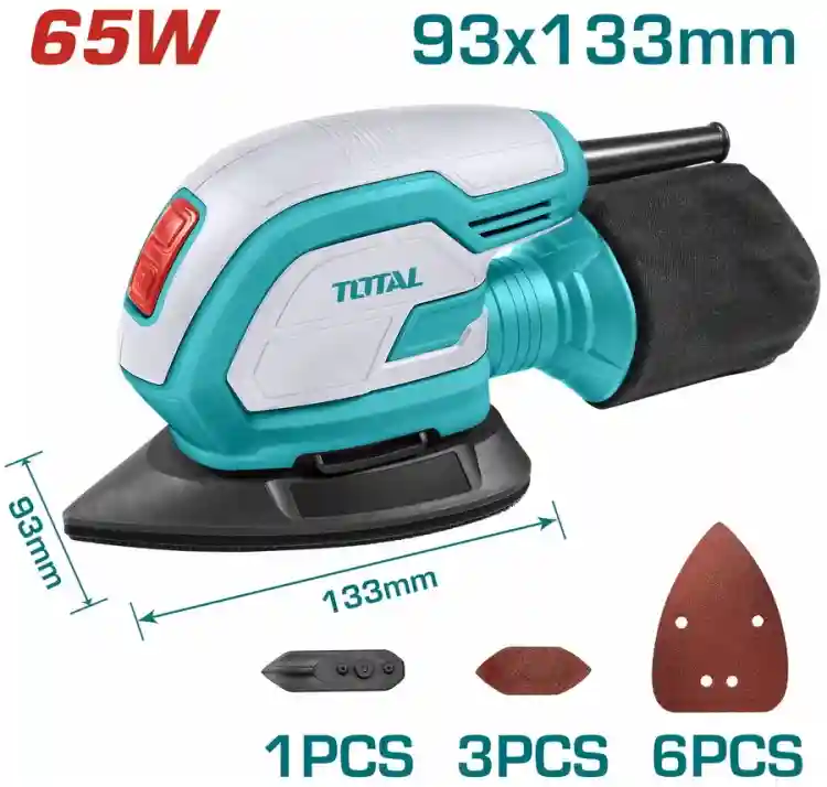 TMS6505 - "ТОТАL"
Дельтащлифовальная машинка 65В