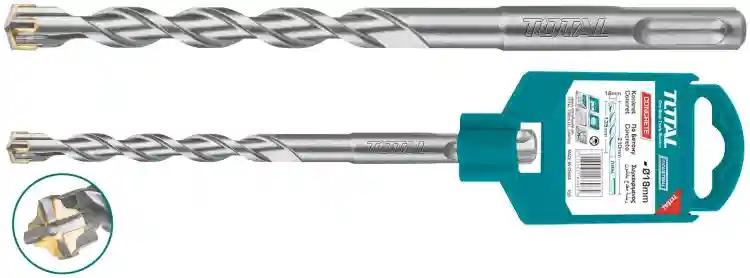 TAC310603C - "ТОТАL" Бур SDS Plus
крестообразный наконечник 6x210