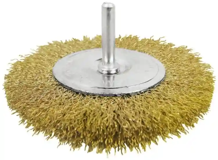 TAC34041 - "ТОТАL" Шлифовальный
диск щеточный со шпилькой
(латунированный) 100мм