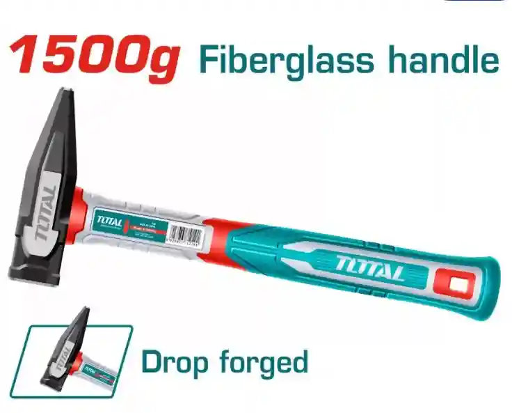 THMH621500 - "ТОТАL" Молоток
кованный 1500гр, углеродистая сталь
45, рукоятка ст