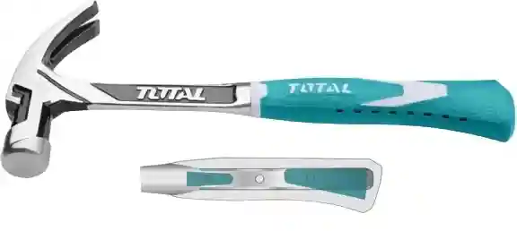 THT7143166 - "ТОТАL" Молоток
гвоздодёр 450Гр, фиберглассовая
рукоятка
