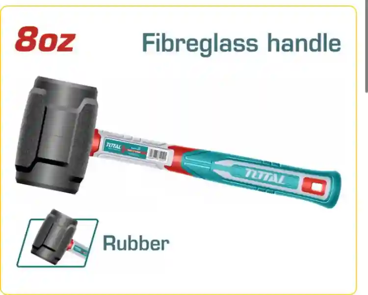 THRUH6808 - "ТОТАL" Киянка (чёрная)Вес: 220 гр.45% натуральный каучук (тип мяг