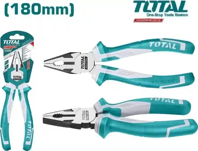 THT210706 - "ТОТАL" плоскогубцы
180мм Cr-V
