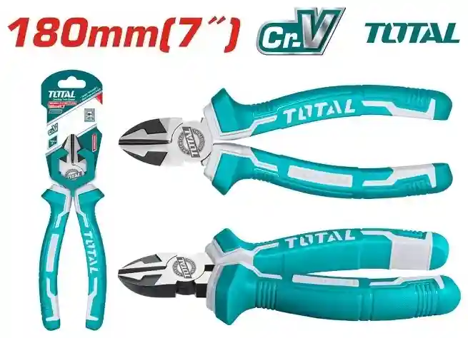 THT230706 - "ТОТАL" бокорезы 180мм
Cr-V
