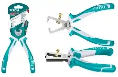THT25616 - "ТОТАL" Пассатижи для
зачистки проводов 160мм, Cr-V.