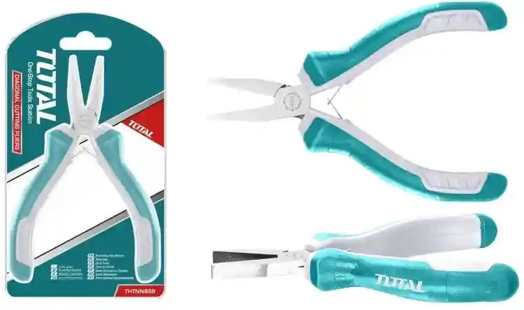 THTMN856 - "ТОТАL" Мини
плоскогубцы с плоскими губками 115мм