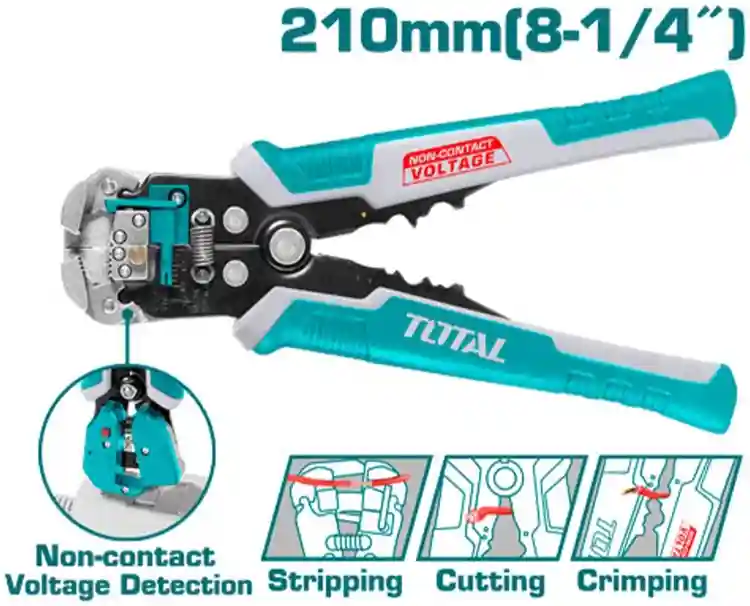 THT152429 - "ТОТАL" Стриппер с
обнаружением напряжения 3в1
