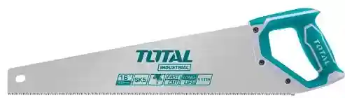 THT55166D - "ТОТАL" ножовка по
дереву 400мм, 7TPI, тройная заточка
