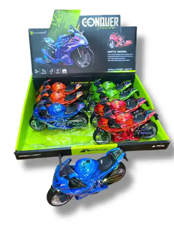 Мотоцикл мультиколор