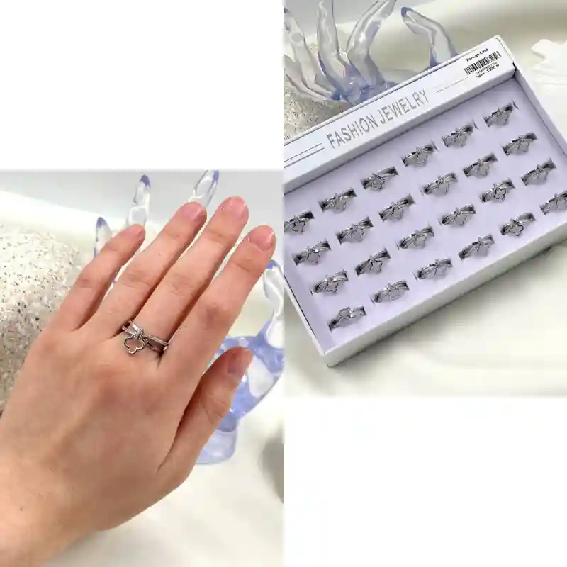 Кольцо  серебристый TITAN 7303