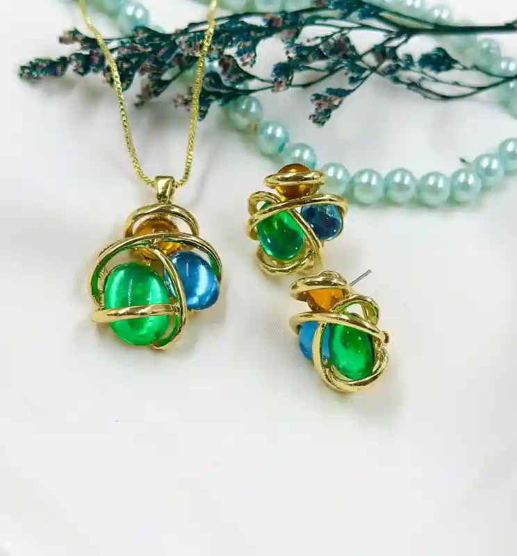 Комплект Viennois бижутерный сплав 7406