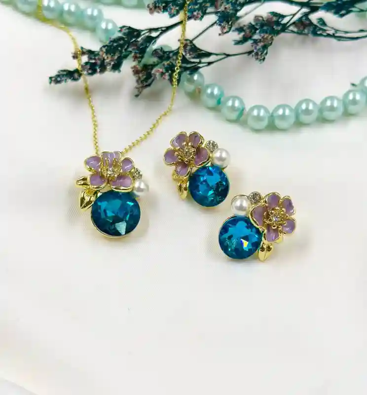 Комплект Viennois бижутерный сплав 7433