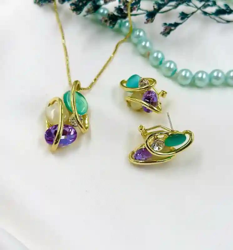 Комплект Viennois бижутерный сплав 7438