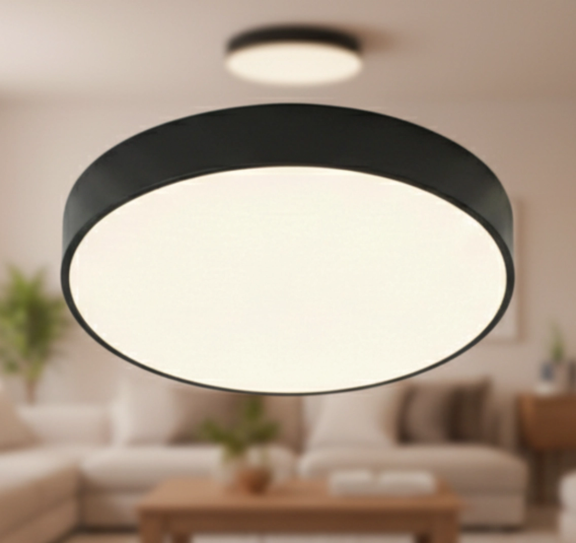 Потолочный светодиодный светильник OPAL Black 48W (Deutscher)