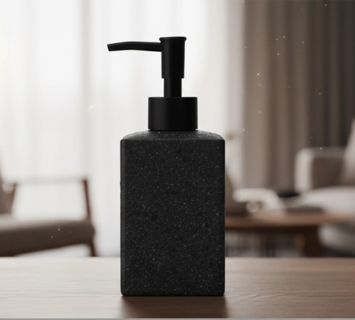 Дозатор для жидкого мыла Black Stone Square (JH-92)