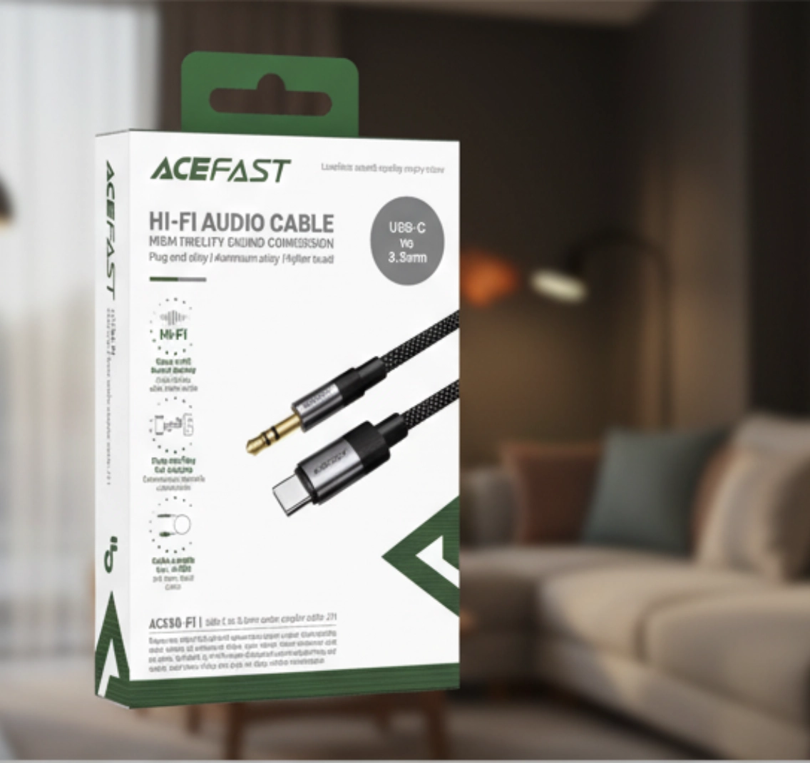 Аудиокабель ACEFAST J11 USB-C → 3.5 мм AUX (1 м)
