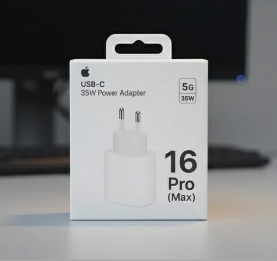 Сетевой адаптер USB-C 35W для iPhone 16 / 16 Pro / 16 Pro Max