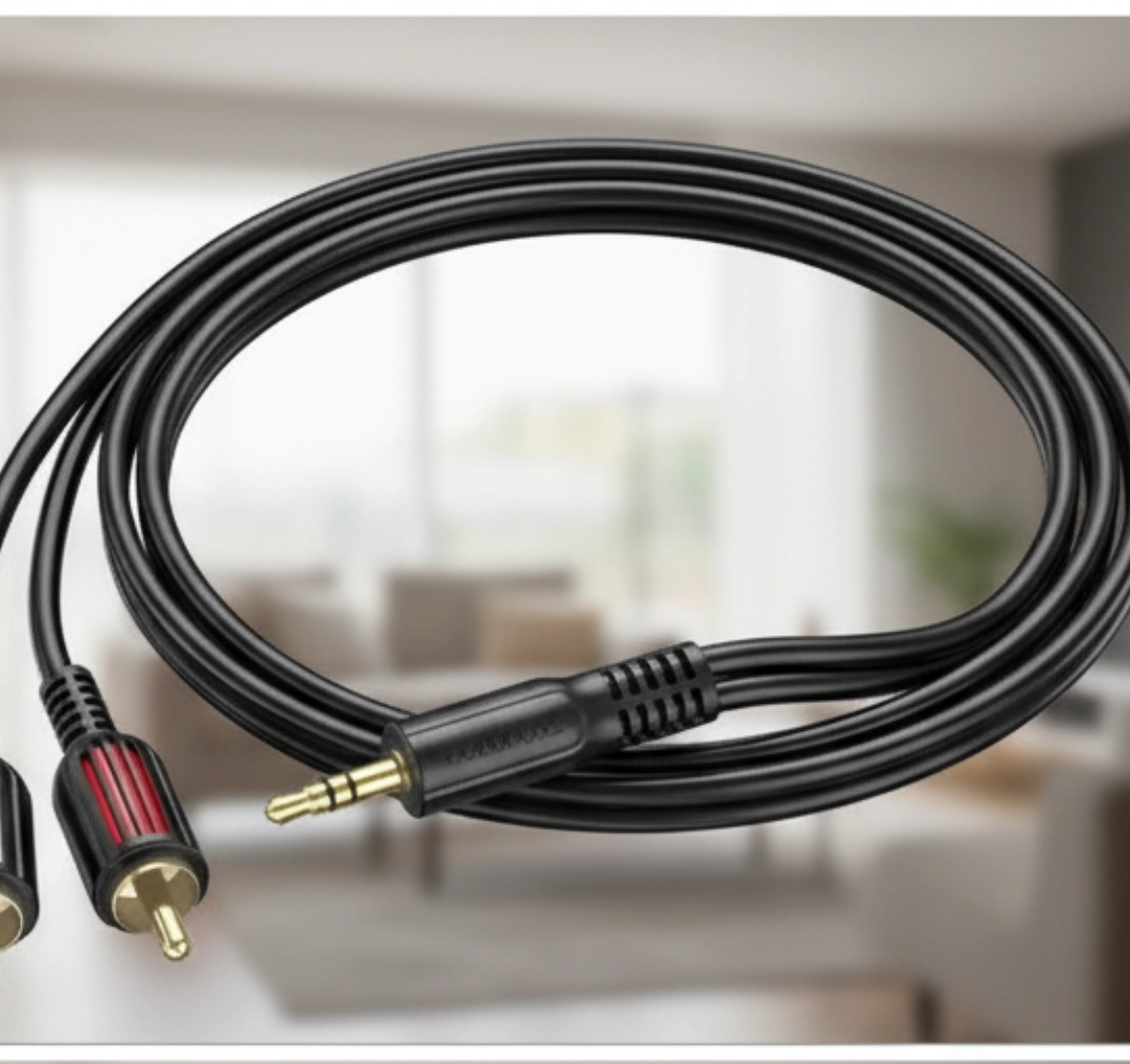 Аудиокабель BOROFONE BL11 3.5 мм → 2×RCA (1.5 м)