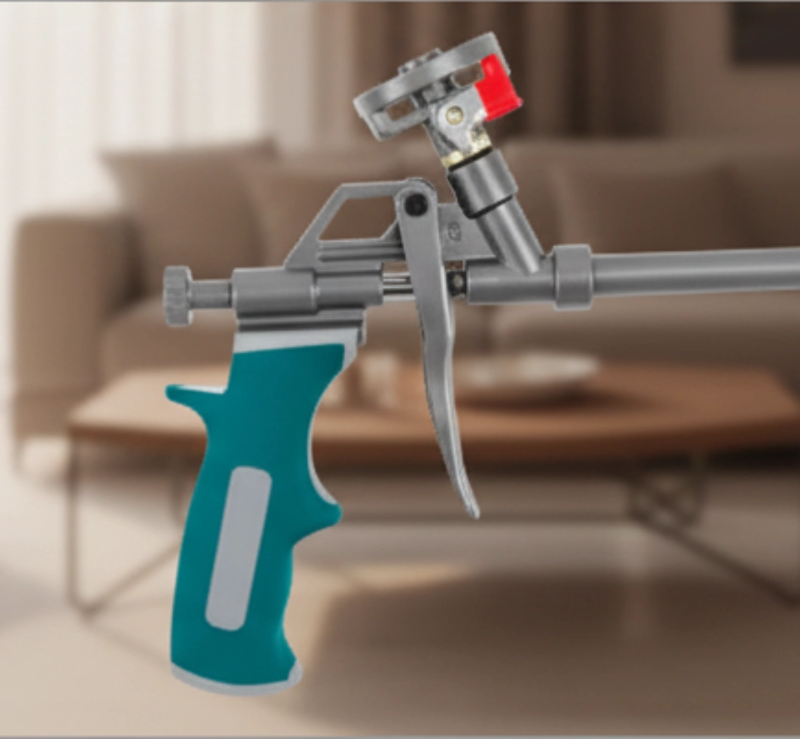 пена пистолет с краном