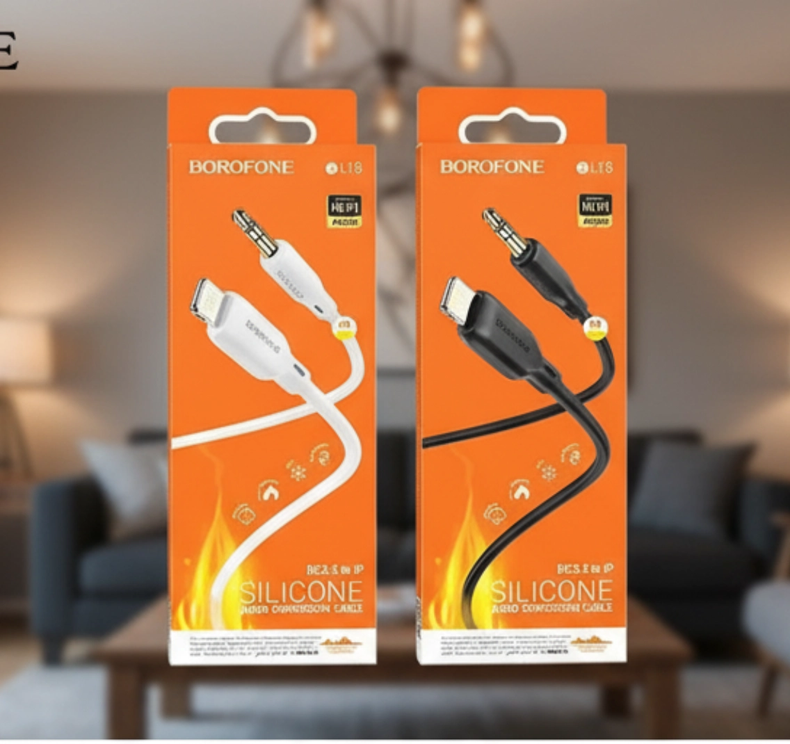 Аудиокабель BOROFONE BL18 Lightning → 3.5 мм AUX