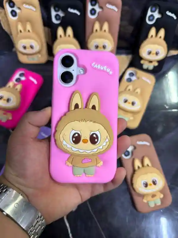 Чехол с подставкой Попсокит-Labubu