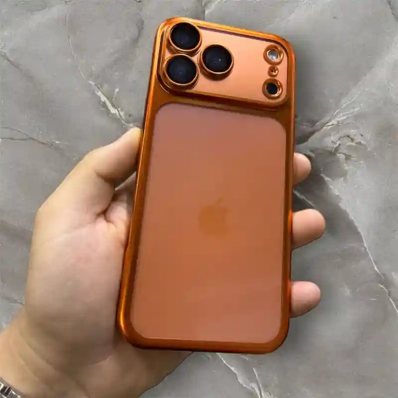 Матовый тонкий чехол с защитой на камеру