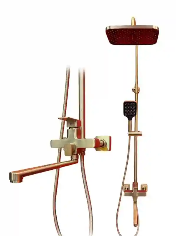 TEMMAX душевой гарнитур - TM-552 (Золото матовое)