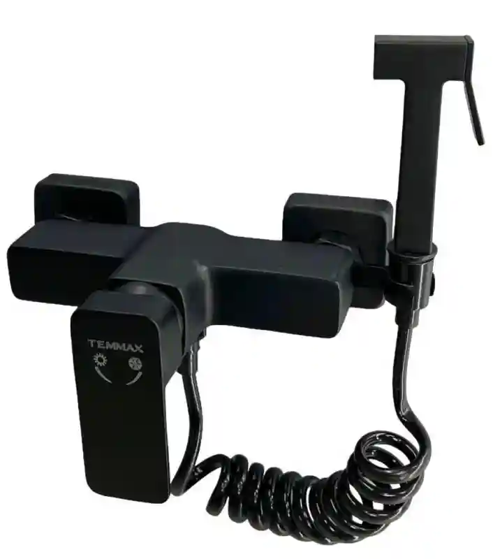 TEMMAX смеситель для биде TM-554-3 (черный)