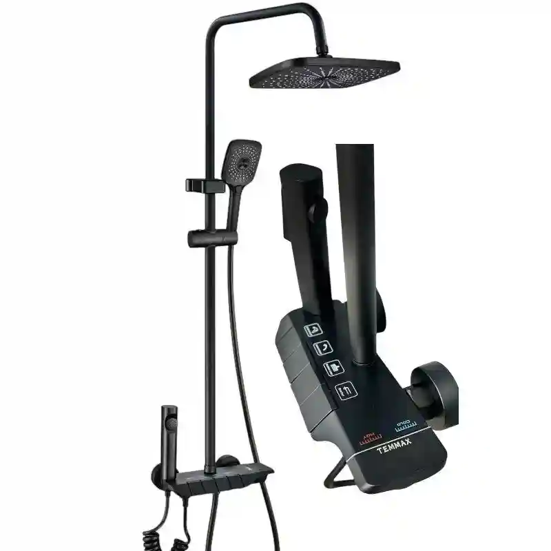 TEMMAX душевой гарнитур - TM-004 (черный)