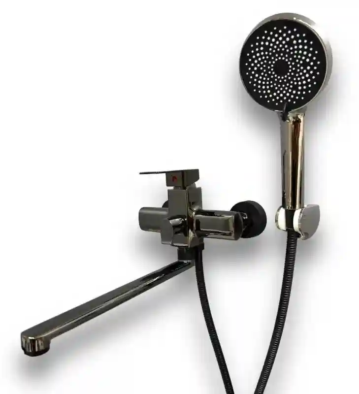 TEMMAX смеситель для ванны TM-106-4 (черный хром)