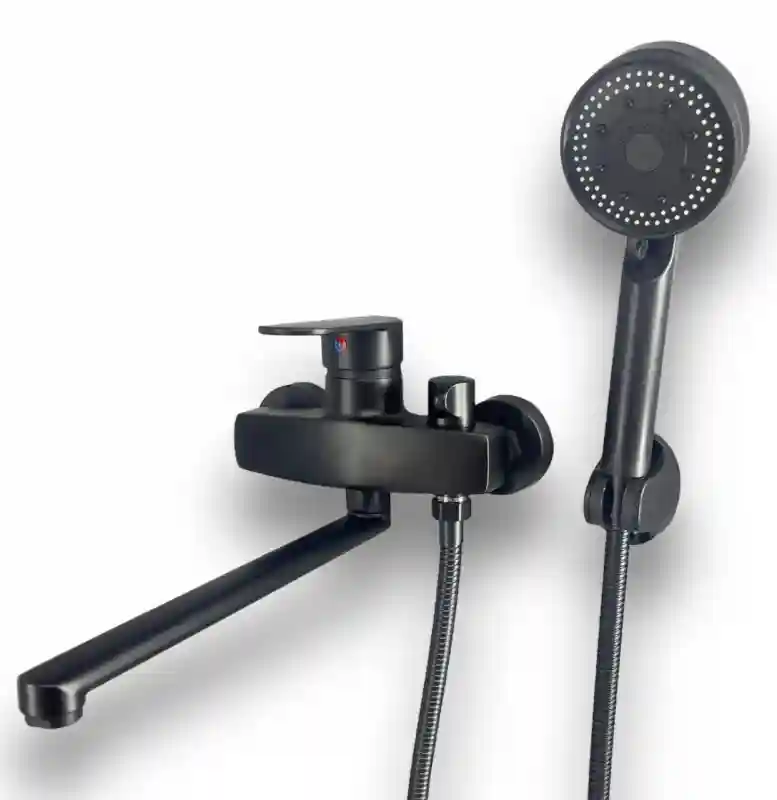 TEMMAX смеситель для ванны TM-103-1 (черный)