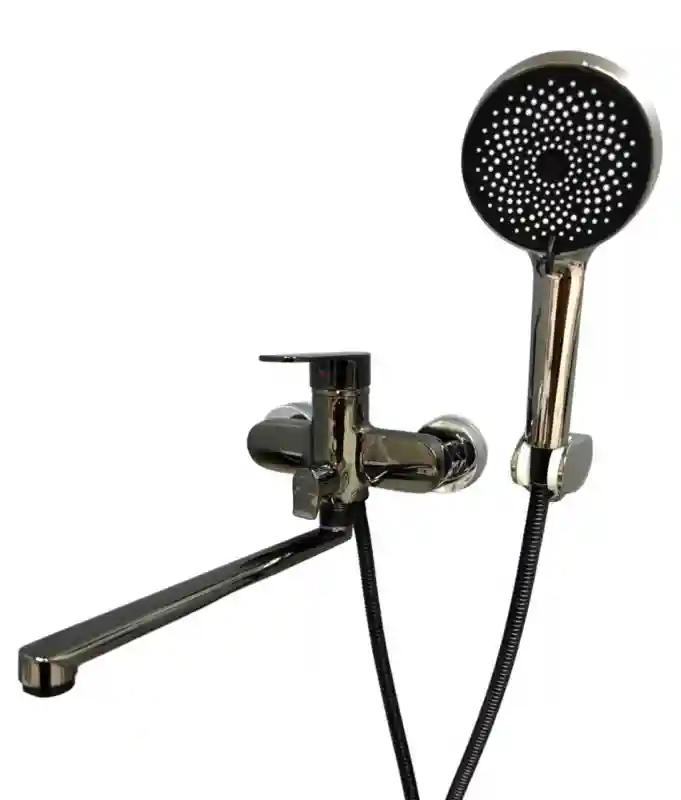 TEMMAX смеситель для ванны TM-110-5 (черный хром)